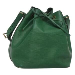 LOUIS VUITTON Epi Petit Noe Shoulder Bag Green M44104